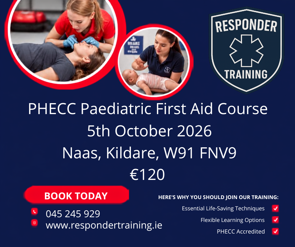 Paediatric First Aid Course 5th October - Would you know what to do?